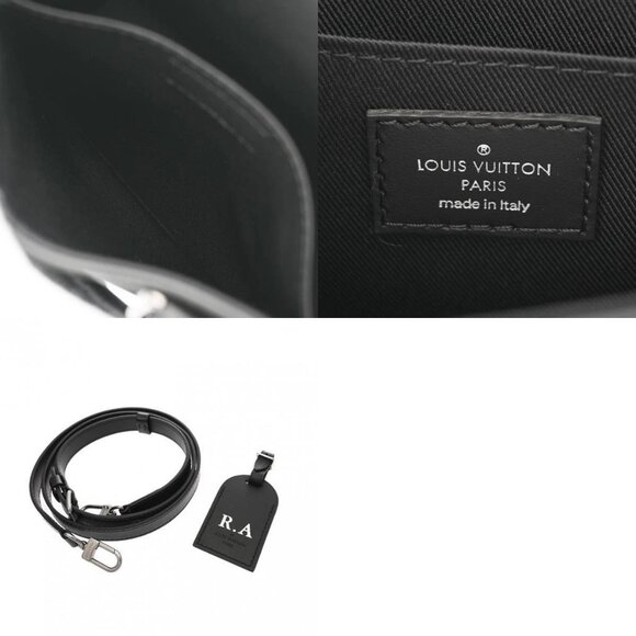 LOUIS VUITTON Monogram Eclipse Sac Plat Mini 2WAY Black/Noir 800000135411000 - Picture 9 of 9